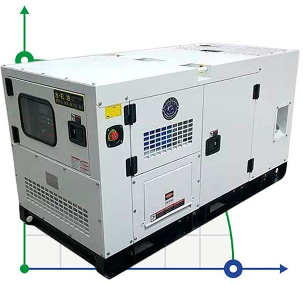 Generador diesel industrial XHYS-600GF con ATS, motor Kaipu 700kVA, 600kW, 380V/50HZ tipo cerrado