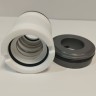 Garniture mécanique pour pompe chimique QHB avec soufflet PTFE R-WB3 25, L, CAR/SIC, VITON, 304