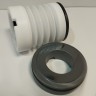 Garniture mécanique pour pompe chimique QHB avec soufflet PTFE R-WB3 25, L, CAR/SIC, VITON, 304