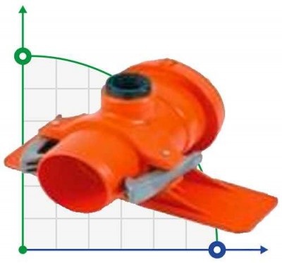 3 pouces - Ø 90 mm - Sortie d'environ 1 pouce