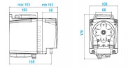 Peristaltic pump BH3-V 90-260V Silicone