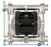 Пневматический мембранный насос BOXER 81 AISI 316 IB81-A-HTAAT--