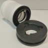 Gleitringdichtung für Chemiepumpen mit PTFE-Faltenbalg R-WB3 25, S, CAR/SIC, VITON, 304
