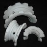 Selles en céramique Intalox Super, 38x30x4 mm, Ceramic Intalox Super Saddles