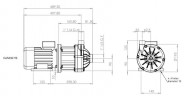 Magnetic coupling pump 15 DM PP, VITON, 1,5 kW