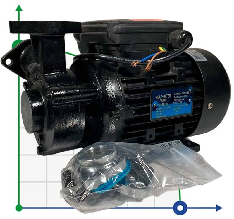 Вихревой масляный насос WM-10S, 220V, -30°C+200°C