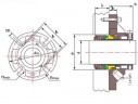 Cartridge seal R-CSM 95, SIC/SIC, VITON, 304
