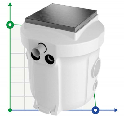 Компактная погруженная автоматическая насосная станция с пультом управления AIZL-HB1100, 24/15, 1,1 кВт, 220V, 2850 об/мин