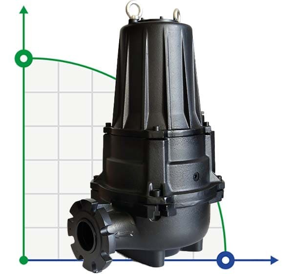 Submersible pump Dreno ATH-EX 80-2/200 with centrifugal two-channel impeller