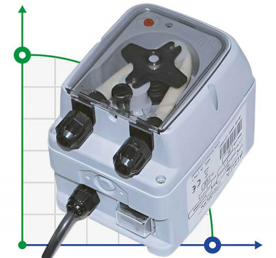Перистальтичний насос для дозування AQUA PDP TEC-POOL 4-1 100-240VAC SANTOPRENE GRAY WITH PRED.LEVEL