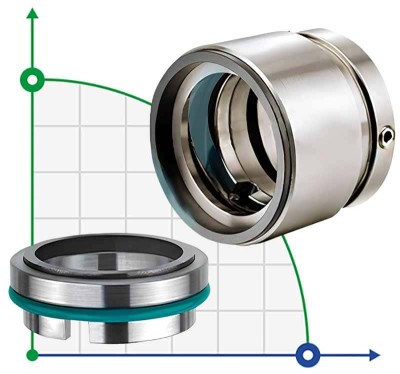 Garniture mécanique R-HJ97 50, TC/TC, VITON, 304, G46