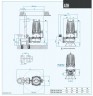 Submersible pump Dreno ATH 100-2/150 with centrifugal two-channel impeller