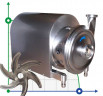 Food hygienic stainless steel pump AISI 316L GU 42/60-11, 30 m3/h, 60 m, 11 kW, 380V, 2900 rpm