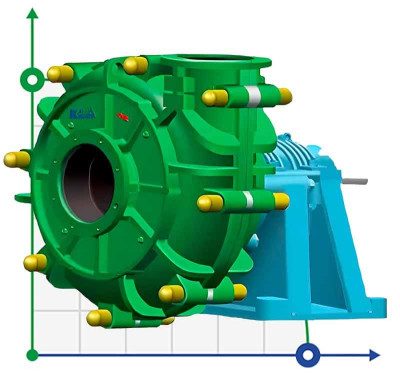 KSH pompa szlamowa do ciężkich zastosowań, 20-650 mm, 10-14000 m3/h, 10-70 m