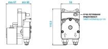 Bomba peristáltica F-T 0101 24Vdc SANTOPRENE