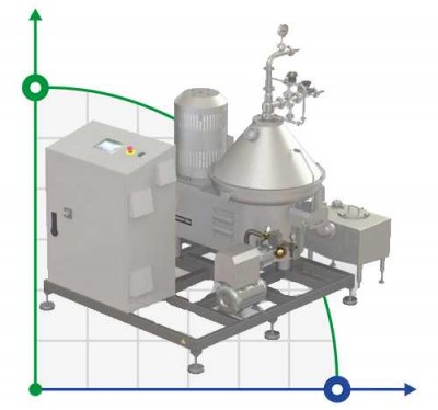 Сепаратор MAXCLEAN BACTERİA 15T для очистки бактерий