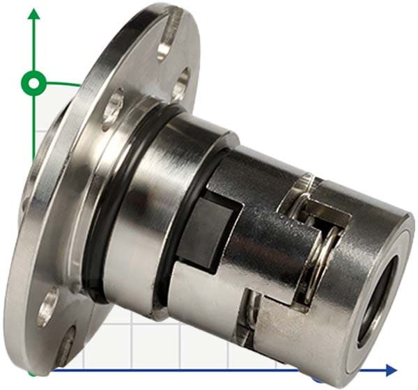 Уплотнение картриджного типа R-706L 16, SIC/SIC, VITON, 304