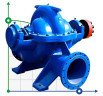 Pompe à carter divisé à double aspiration 1D1250-63a, 1500, sans moteur