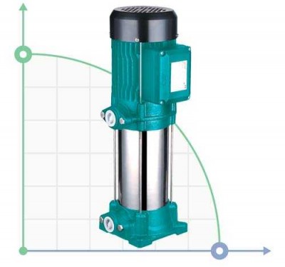 Vertical multistage centrifugal pump 1.5kVt Qmax Hmax 94m 67l / min Leo3.0