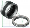 Metal bellows seals R-680 32, CAR/SIC, EPDM, AM350/316, ВР