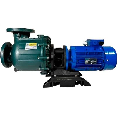 Химически стойкий насос из ПВДФ QHB-P-75102VAL-SSH5V38AGABS-3801, PVDF, 7,5kW, 380V, центробежный самовсасывающий