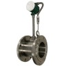 DN150 Przepływomierz wirowy ze stali nierdzewnej KLUGB PN16 RF kołnierz DIN, do pary 1.75-17.5 t/h <1,6 MPa, <250°C, 4-20mA, ExdIIBT6