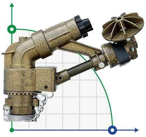 Sprinkler for irrigation TURFJET-NPT