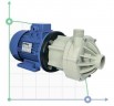 Bomba de accionamiento magnético DM 30 PP, VITON, 2,2 kW (impulsor 134)