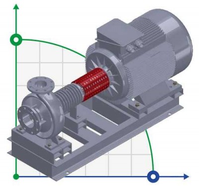 Насос для термомасла BTS 100-250 (з електродвигуном 75кВт)