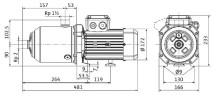 Многоступенчатый насос MEDANA CH1-L.1604-1/E/E/10T
