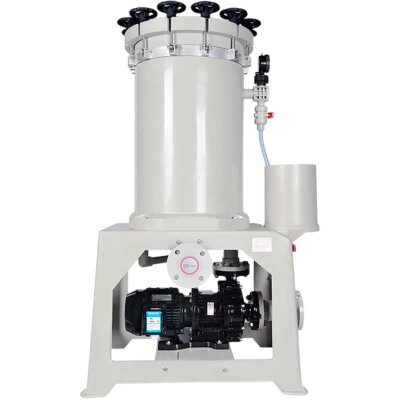 Прецизионный химический фильтр из PVDF серии QH-1004-180-PUVU-OJAZ-S + MD-P-257-SSV-5V38BAY-S, мешковый тип фильтрации, устойчив к кислотам и щелочам