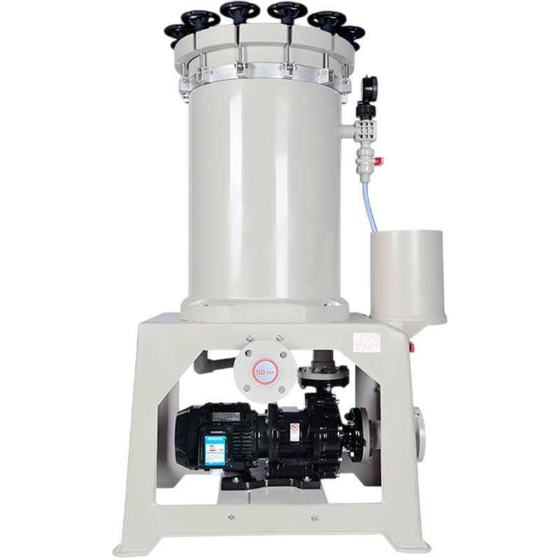 Прецизионный химический фильтр из PVDF серии QH-1004-180-PUVU-OJAZ-S + MD-P-257-SSV-5V38BAY-S, мешковый тип фильтрации, устойчив к кислотам и щелочам