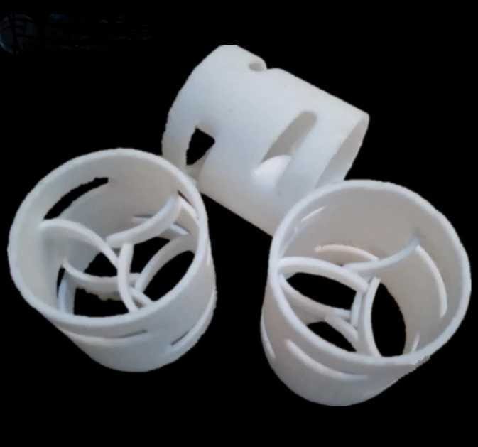 Pierścienie Palla (Pall Ring), PVDF, 25 mm, 160 kg/m3, VFF