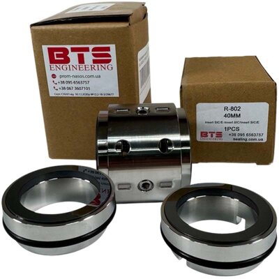 R-802 40, SIC/SIC/SIC/SIC, EPDM, 304 — двойное торцевое уплотнение для насоса гомогенизатора-диспергатора ACE-TRL3-120