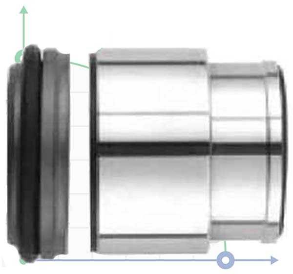 Торцевое уплотнение Hilge R-HLG1 38, SIC/SIC, VITON, 304