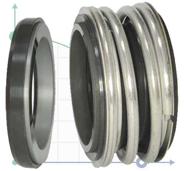 Уплотнение вала насоса R-MG1 65, SIC/SIC, VITON, 304, G60