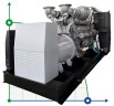 Generador diesel industrial XHYP-1000GF con ATS, motor Perkins 1500kVA, 1000kW, 380V/50HZ tipo abierto