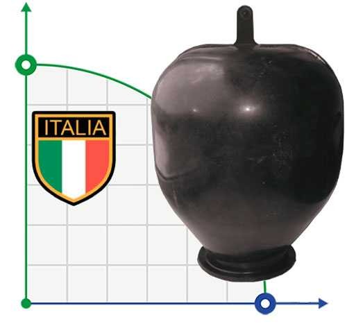 Membrana para acumulador Ø80 19-24L EPDM Italia AQUATICA (779481)