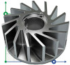 Impulsor para bomba 2BV2071, 144 mm, AISI 304