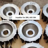 Impulsor para bomba 2BV2071, 144 mm, AISI 304