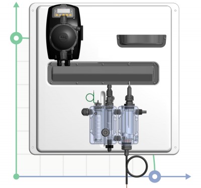 Система дозування з контролем хлора PANEL A-CHLORO HC999 CL-1C 10/10