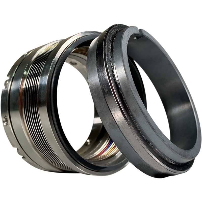 High temperature mechanical seal R-609 38, SIC/SIC, GRAFOIL, AM350/316