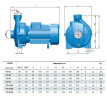 Насос для забора воды BC 6C (30/10,2), 1,1kW, 2880 с резьбовым соединением
