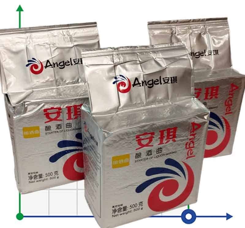 GRAN OFERTA: 3 paquetes de levadura de alcohol Kodzi Angel Leaven (3*0,5 kg=1,5 kg)