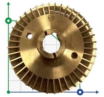 Roue pour pompe à huile vortex WM-05 laiton