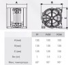 Pneumatic diaphragm pump PHOENIX 10-PP 1/4, P10P-HTTPV1