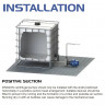 Horizontale Kreiselpumpe mit Gleitringdichtungen DR 040 PP, 4 kW