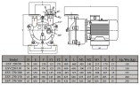 Вакуумный водокольцевой насос ESV 270/100, 285 м3/ч, 7,5 кВт, 1450 об/мин