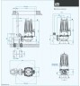 Submersible pump Dreno ATH 100-2 / 350 with centrifugal two-channel impeller