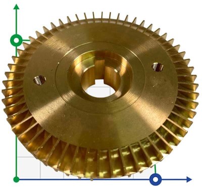 Roue pour pompe à huile vortex WM-10 laiton